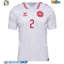 Maglie da calcio Danimarca Joachim Andersen #2 Seconda Maglia Europei 2024 Manica Corta